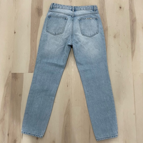 Rolla’s Miller Mid-High Rise Slim Straight Jean Women's 28 Horizon Blue - Picture 4 of 16